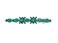 Faship Gorgeous Green Rhinestone Crystal Small Floral Hair Barrette Clip