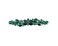 Faship Green Premium Rhinestone Crystal Floral Small Hair Barrette Clip