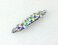 Faship AB Premium Rhinestone Crystal Floral Small Hair Barrette Clip