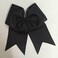 CN Girls Large Cheer Bow with Ponytail Holder for Cheerleading Girl Pack of 10 Black