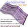 Hair Tinsel Clip in Purple Fairy Hair for Girls for Party Cosplay Christmas New Year Gift (24 Inch Pack of 12Pcs, Deep Purple)