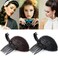 Black Puff Hair Cushion Volume Clips, Fluffy Hair Pad, Sponge Clip Bun Comb and Bump It Up Hair Base Set for Women and Girls - Clips and Barrettes, DIY Hairstyling Tools