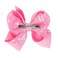5 Inches Sequins Large Bows Alligator Hair Clip Hair Barrettes Accessories for Women Teens Girls Kids (Pink)