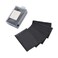 10Pcs Black Magic Bang Hair Styling Tool - Plastic Paste Posts, Square Hair Holders, Barber Grippers Accessories