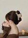 Large Plush Bear Hair Jaw Clips &amp; Barrettes - Thick &amp; Long Hair, Brown, Claw Clips for Women &amp; Girls