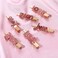 Glitter Valentine&rsquo;s Day Hair Clips Rhinestone Love Letter Hairpins for Women Girls Sweet Romantic Cupid Heart Alligator Clips Barrettes Pretty Styling Hair Accessory Holiday Party Gifts