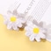 Flower Claw Clip Acrylic Daisy Sunflower Claw Hair Clip for Women Hair Jaw Grip Strong Holder for Thick Thin Hair (Daisy)