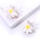 Flower Claw Clip Acrylic Daisy Sunflower Claw Hair Clip for Women Hair Jaw Grip Strong Holder for Thick Thin Hair (Daisy)