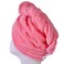 YYXR Microfiber Hair Drying Towel Ultra Absorbent Twist Hair Turban Drying Cap Hair Wrap (Rose)