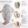 VOLO Hero Capri Blue Hair Towel   Ultra Soft, Super Absorbent, Quick Drying Nanoweave Fabric   Reduce Dry Time by 50%   Large Towel Wrap for All Hair Types   Anti Frizz &amp; Anti Breakage   Microfiber