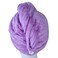 YYXR Microfiber Hair Turban Towel Wrap - Super Absorbent Drastically Reduce Hair Drying Time(2 pack puple &amp; blue))