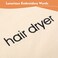 3   6   8 Pack Hair Dryer Bags Drawstring Bag Container Hairdryer Bag for travel bathroom (3 PCS Grey)