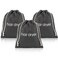3   6   8 Pack Hair Dryer Bags Drawstring Bag Container Hairdryer Bag for travel bathroom (3 PCS Grey)
