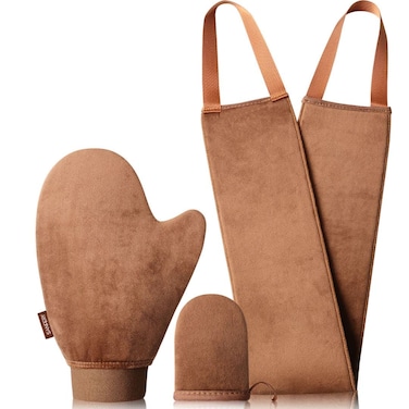 Self Tanner Mitt - Self Tanning Mitt Applicator with【US Patent】Tanning Glove for Self Tan, Back Applicator, Mini Self Tan Mit, 3 Set Tanning Mitts Self Tanner Glove, Tan Glove