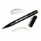 Amaze Brow 2-in-1 Growth Serum and Tint Pen, Waterproof &amp; Long-Lasting, Light to Medium