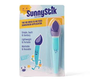 Kid Friendly No-Mess No-Fuss Sunscreen Applicator, Tulip Shaped Connector for Precise Application   Effortless Coverage on Tiny Faces, Nose, Ears, Chins &amp; Hands   Reusable &amp; Vibrant Design