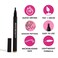 Amaze Brow 2-in-1 Growth Serum and Tint Pen, Waterproof &amp; Long-Lasting, Dark Brunette