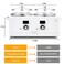 Professional Double Wax Warmer for Hair Removal, Body Wax Kit, Home Digital Waxing Heating Machine, Double Wax Pot Paraffin Facial Skin, Adjustable Temperature, for Body SPA Salon Equipment