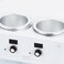Professional Double Wax Warmer for Hair Removal, Body Wax Kit, Home Digital Waxing Heating Machine, Double Wax Pot Paraffin Facial Skin, Adjustable Temperature, for Body SPA Salon Equipment