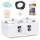 Professional Double Wax Warmer for Hair Removal, Body Wax Kit, Home Digital Waxing Heating Machine, Double Wax Pot Paraffin Facial Skin, Adjustable Temperature, for Body SPA Salon Equipment