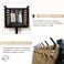 Braiding Hair Rack, Hair Extension Holder, Hair Braiding Tools, Hair Product Organizer, Wooden 3-Sided Rack Stand, Large Capacity (210 pegs)