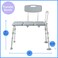 Medline Bath Combo for Caregivers, Seniors and Adults: Transfer Bench &amp; Shower Curtain with 2-Pack Loofah for Disabled, Seniors, Elderly, Adults - 1 Ct.