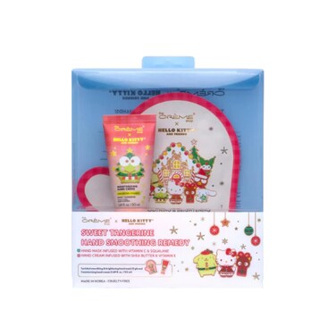 The Cr&egrave;me Shop x Hello Kitty Sweet Tangerine Hand Soothing Remedy - Moiturizing Hand Cream &amp; Softening Hand Mask Gift Set