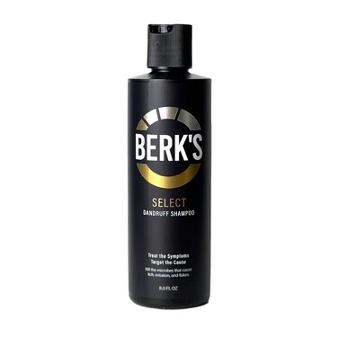 Berk's Select Dandruff Shampoo with Salicylic Acid, and Sulfur, 8 Fl Oz