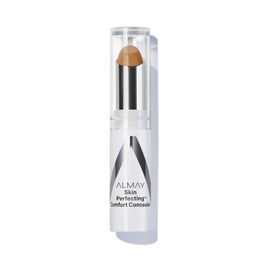 Almay Skin Perfecting Comfort Concealer, Face Makeup, Full Coverage, Natural Looking Finish, Cruelty-Free, Hypoallergenic, Dermatologist Tested, 240 Dark, 1 Count