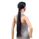 SWACC Women Long Straight/Curly Wavy Wrap Around Ponytail Extension Synthetic Hair Piece Clip in Hair extensions (Straight, 1B#-Off Black)