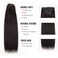 ABH AmazingBeauty Hair Yaki Straight Human Hair Clip ins Real Remy Yaky Clip in for African American Relaxed Hair 7 Pieces 120 Gram Per Set, 20 Inch