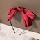 C&Eacute;LLOT Women 8" Super Big Bows Hairstyle Hair Hoop Silky Fabric Hair Bows HeadBand for Girls Teens (Red)