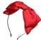 C&Eacute;LLOT Women 8" Super Big Bows Hairstyle Hair Hoop Silky Fabric Hair Bows HeadBand for Girls Teens (Red)