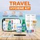 15-Piece Travel Toiletries Kit &ndash; TSA Approved Hygiene Set with Lightweight, Compact Toiletry Bag &ndash; Essential Toiletries Set for Men and Women &ndash; Portable, Reusable, and Perfectly Sized for Easy Packing