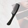 Hair Comb - a Professional Black Carbon Fibre Detangling Hair Comb by Tongtletech, Barber Comb Hairdressing Hair Styling Comb Heat Resistant Anti-static Handgrip Comb for Long, Wet or Curly Hair Comb