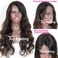 Brazilian Virgin Hair Glueless Lace Front Human Hair Wigs For Black Women Ombre Highlight Lace Front Wigs Body Wave&acirc;&euro;&brvbar;