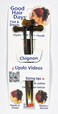 Good Hair Days&reg; 5 1/4 Inch Club &amp; Tee Shell Hair Sticks for Women and Girls Updo Chignon French Hair Bun (Set of 3) - Made in USA