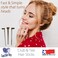 Good Hair Days&reg; 5 1/4 Inch Club &amp; Tee Shell Hair Sticks for Women and Girls Updo Chignon French Hair Bun (Set of 3) - Made in USA