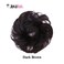 JUVABUN Small Messy Bun Hair Piece - Dark Brown  Curly Hair Buns Hair Piece   Hair Extensions Ponytail  Washable &amp; Realistic Messy Hair Buns Hair Piece Synthetic Hair Bun Scrunchie - Dark Brown