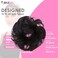 JUVABUN Small Messy Bun Hair Piece - Dark Brown  Curly Hair Buns Hair Piece   Hair Extensions Ponytail  Washable &amp; Realistic Messy Hair Buns Hair Piece Synthetic Hair Bun Scrunchie - Dark Brown