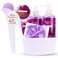 Valentine's Day Gifts for Her- 8 Pcs Luxury Lavender Scented Heel Shoe Bath &amp; Body Spa Basket - Shower Gel, Bubble Bath, Body Butter, Lotion &amp; More - Gifts for Mom, Women, Wife, Girlfriend - Draizee