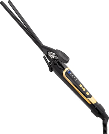 Asani Curling Iron Hair Wand Creates Tight Curls, Clearly Defined Spiral Curls &amp; Ringlets - Extra-Slim Hair Styling Curler for Short &amp; Long Hairs - Ceramic Coating Barrel, Heats Up to 450&deg;F (3/8 inch)