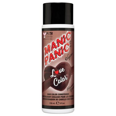 MANIC PANIC Warm Light Brown Color Depositing Conditioner - Love Color Hair Conditioner Keeps Hair Vibrant, Nourished &amp; Refreshed - Formulated with Shea Butter &amp; Quinoa - Havana Brown (8oz)