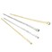 4pcs Metal Hair Sticks Hair Bun Chopsticks Hair Pins Simple Sturdy Alloy Sticks for Women Long/Thick/Curly Hair, Silver&amp;Gold