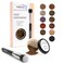 Root Touch Up Powder - True-to-Nature Hairline Concealer with 11 Shades - Fragrance-Free, Talc-Free, Paraben-Free (With Brush, Dark Brown)