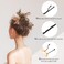 HOYOLS Black Premium Bobby Pin for Thick Hair, Secure Hold Wavy Slide Proof Hair Styling Pins 100 Count, 2 Inch