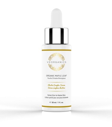 Organic Maple Leaf Elastin Complex Facial Serum - Rich in Vitamin C Serum - Face Serum Skin Care - Anti Aging Serum - Beauty &amp; Personal Care Serum for Face - Facial Skin Care Products by VeOrganics