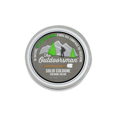 Walton Wood Farm Solid Cologne (The Outdoorsman) Forest &amp; River Scent Vegetarian Friendly, and Paraben-Free 2.5 oz