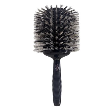 Phillips Brush Luxe Monster Vent 1 Professional Hair Brush (5&rdquo; Diameter Barrel) &ndash; Black &amp; Rose Gold Vented Hairbrush with Nylon Reinforced Boar Hair Bristles, Ergonomic Rubber Grip