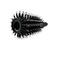 Phillips Brush Luxe Monster Vent 4 Poly-Tipped Professional Hair Brush (2.75&rdquo; Diameter Barrel) &ndash; Black &amp; Rose Gold Vented Hairbrush, Mixed Boar Hair &amp; Poly-Tipped Nylon Bristles